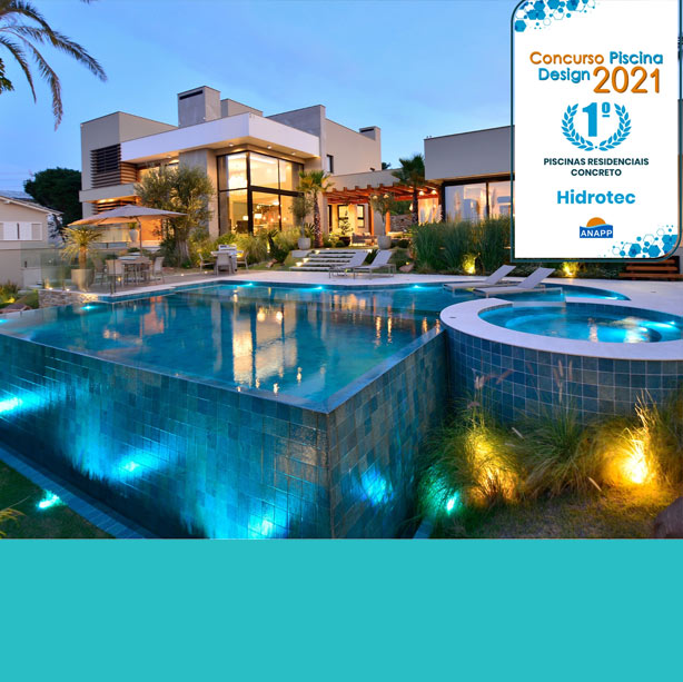 1º LUGARPiscinas Residenciais de Concreto
